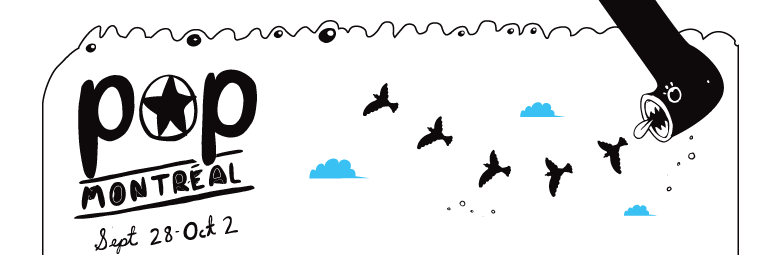 Pop Montreal's site header for the 2005 festival, Sept 28–Oct 2